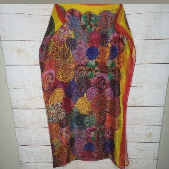 Fortune Teller Boho scarf shawl - Picture 2 of 4